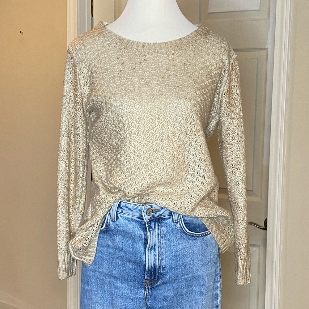 Grifflin Gold Cream Sweater S/M